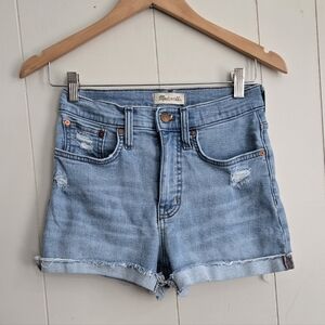 Madewell High-Rise Denim Shorts-Size 25